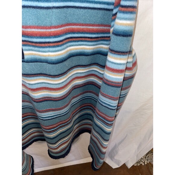 Bit & Bridle Women’s Casual Sweater Size Large Blue Striped Western Rodeo Cowboy - Picture 7 of 12